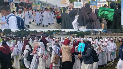 Pawai Meriah Sambut Ramadhan 1447 H di Kecamatan Tomoni