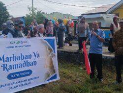 Kades Beringin Jaya Dampingi Sekdis Pendidikan Lepas Pawai Sambut Ramadhan