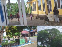 Jumat Bersih Juara, Pemdes Kalaena Rutin Gelar Gotong Royong