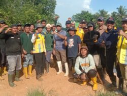 Tanggul Irigasi Desa Pepuro Barat Jebol, Balai Pompengan Jeneberang Bersama Warga Lakukan Penanganan Darurat