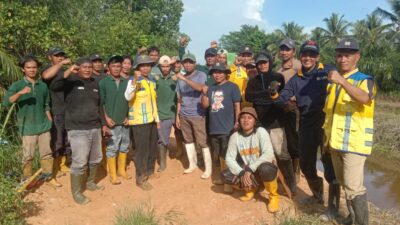 Tanggul Irigasi Desa Pepuro Barat Jebol, Balai Pompengan Jeneberang Bersama Warga Lakukan Penanganan Darurat