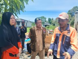 BPBD Luwu Timur Tinjau Lokasi Puting Beliung di Desa Burau Pantai