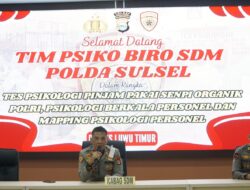Pastikan Kelayakan Personel, Polres Luwu Timur Laksanakan Tes Psikologi Pengguna Senjata Api Dinas