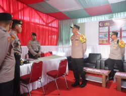 Kapolres Luwu Timur Monitoring Posko Ketupat 2026, Tekankan Pelayanan Humanis