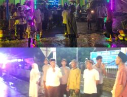 Meski Diguyur Rintik Hujan, Camat Angkona Lepas Takbir Keliling di Desa Lamaeto