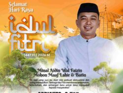 Selamat Hari Raya Idul Fitri 1447 H, Anggota DPRD Luwu Timur Aprianto Sampaikan Pesan Kebersamaan