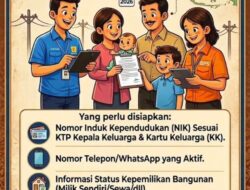 PLN dan BPS Lakukan Pembaruan Data Pelanggan 2026, Masyarakat Diminta Siapkan Dokumen