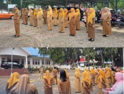 Apel Bersama Pasca WFA, Kecamatan Malili Perkuat Disiplin dan Pelayanan