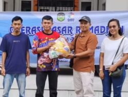 300 Paket Sembako Dijual di Pasar Ramadhan, Sekdes Teromu Fasilitasi Warganya yang Mendapat Kupon