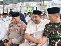 Kapolsek Mangkutana Hadiri Safari Ramadhan Pemkab Luwu Timur di Kecamatan Tomoni