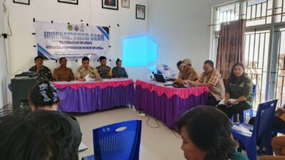 Pemdes Alam Buana Gelar Musrenbang Desa Reviu RPJMDes 2021-2029