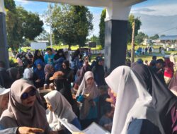 Sabtu Sehat Juara di Burau Meriah, Camat Dorong Konsumsi Pangan Non-Beras