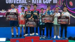 Membanggakan Luwu Timur, Putra Anggota Polsek Mangkutana Sabet Juara 1 Turnamen Antar Pelajar Se-Sulawesi