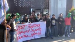 Pengurus pusat Ikatan pelajar mahasiswa luwu timur (IPMA Lutim) Gelar Aksi di Kejati Sulsel, Desak Pengusutan Proyek Islamic Center Malili
