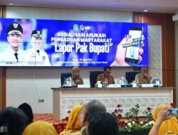“Lapor Pak Bupati” Jadi Solusi Aduan Warga, Kominfo-SP Lutim Gelar Sosialisasi