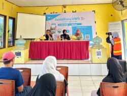 BPBD Turut Hadir dalam Sosialisasi Aplikasi Early Warning System Bendungan PTVI di Desa Laskap