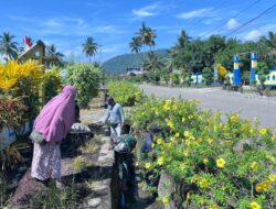 Babinsa Koramil 1403-14/Mangkutana Gelar Karya Bakti, Wujudkan Lingkungan Bersih di Tomoni Timur