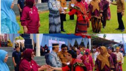 Bupati dan Wakil Bupati Luwu Timur Serahkan Berbagai Penghargaan pada Peringatan Hardiknas 2026