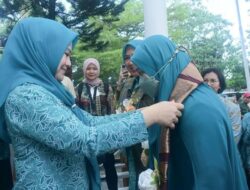Komitmen Lindungi Anak, Ketua TP PKK Lutim Ikut Monev Imunisasi di Gowa