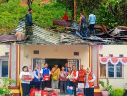 Rumah Warga di Rante Mario Ludes Terbakar, Dinsos dan BPBD Salurkan Bantuan