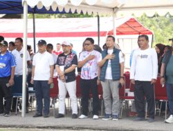 Camat dan Sekcam Angkona Kompak Saksikan Turnamen Sepak Bola Bupati Luwu Timur Cup 2026