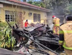 Respon Cepat Damkar Luwu Timur Cegah Api Meluas di Permukiman Desa Bawalipu