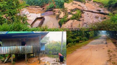 Banjir Rendam Dusun Batangnge dan Mar-Mar, Warga Soroti Proyek Diduga Mangkrak Milik PTPN IV Regional 2