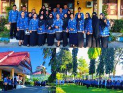 Guru UPT SMP Negeri 1 Tomoni Tunjukkan Kekompakan pada Upacara Hari Kesadaran Nasional