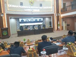 Fraksi-Fraksi DPRD Luwu Timur Sampaikan Pandangan Umum terhadap Sejumlah Ranperda