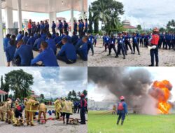Hari Ke-8 In House Training Diklat Pemadam 1, Peserta Dalami Materi Fire Ground