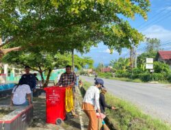 Pemdes Mulyasri Gotong Royong Sambut HUT Luwu Timur dan Hari Raya Iduladha