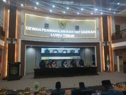 DPRD Luwu Timur Gelar Rapat Paripurna Bahas Dua Ranperda Strategis