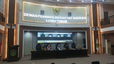 DPRD Luwu Timur Gelar Rapat Paripurna Bahas Dua Ranperda Strategis
