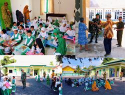 TK Islam Nurul Yaqin Kunjungi Koramil 1403-14/Mangkutana dalam Kegiatan Outing Class