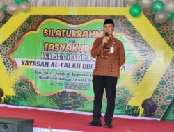 Sekcam Angkona Hadiri Silaturahmi dan Tasyakuran Warga Madrasah Yayasan Al-Falah DDI Angkona