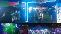 Hari Pertama Pasar Malam HGN Family 02 di Lapangan Beringin Jaya Padat Pengunjung