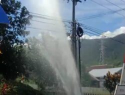 Perumdam Waemami Bergerak Cepat Tangani Kebocoran Pipa JDU 10 Inci di Desa Atue