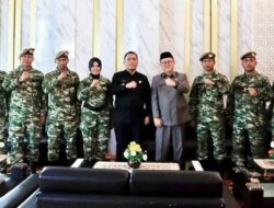 Bupati Lutim Terima Kunjungan ASN Komcad Kodam XIV Hasanuddin