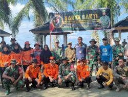 BPBD Lutim Ikuti Karya Bakti di Pantai Balo-Balo dalam Rangka HUT ke-69 Kodam XIV/Hasanuddin