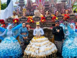 Kurang Lebih 450 Peserta Meriahkan Karnaval Budaya HUT Luwu Timur ke-23 di Malili