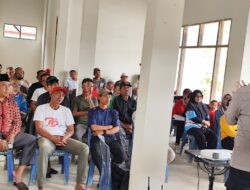 Pemerintah Desa Bone Pute Gelar Penyuluhan Hukum dan Harkamtibmas, Hadirkan Sat Binmas Polres Luwu Timur