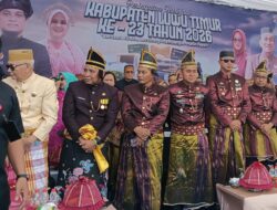 Wakil Ketua I DPRD Luwu Timur Jihadin Peruge Hadiri Puncak Hari Jadi ke-23 Kabupaten Luwu Timur