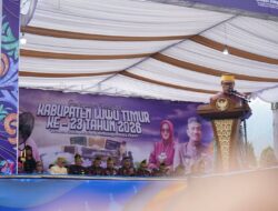 Plt. Kepala Kemenag Luwu Timur Pimpin Doa pada Puncak HUT ke-23 Kabupaten Luwu Timur