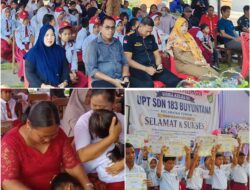 Sungkeman Warnai Pelepasan Siswa Kelas VI UPT SDN 183 Buyuntana