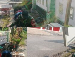 Babinsa Koramil 1403-14/Mangkutana Bersama Warga Gelar Karya Bakti di TK Tellumpanua