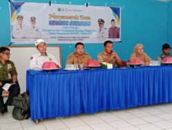 Wakili Camat Angkona, Kasi PMD Hadiri Musyawarah Desa Rembuk Stunting di Desa Tawakua