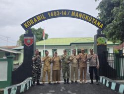 Dandim 1403/Palopo dan Ketua Persit KCK Cabang XXXVIII Kunjungi Koramil Mangkutana, Berikan Motivasi kepada Prajurit