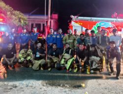 Kebakaran Rumah di Desa Bangun Karya, Damkar Luwu Timur Kerahkan Lima Armada