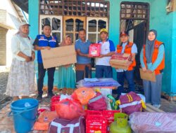 BPBD dan Dinsos Salurkan Bantuan Logistik untuk Korban Kebakaran di Desa Bangun Karya