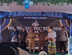Camat Angkona Putu Gede Sudarsana dan Anggota DPRD Abdul Halim Hadiri Perpisahan Peserta Didik SMP Negeri 3 Angkona